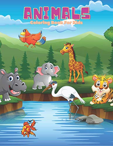 ANIMALS - Coloring Book For Kids