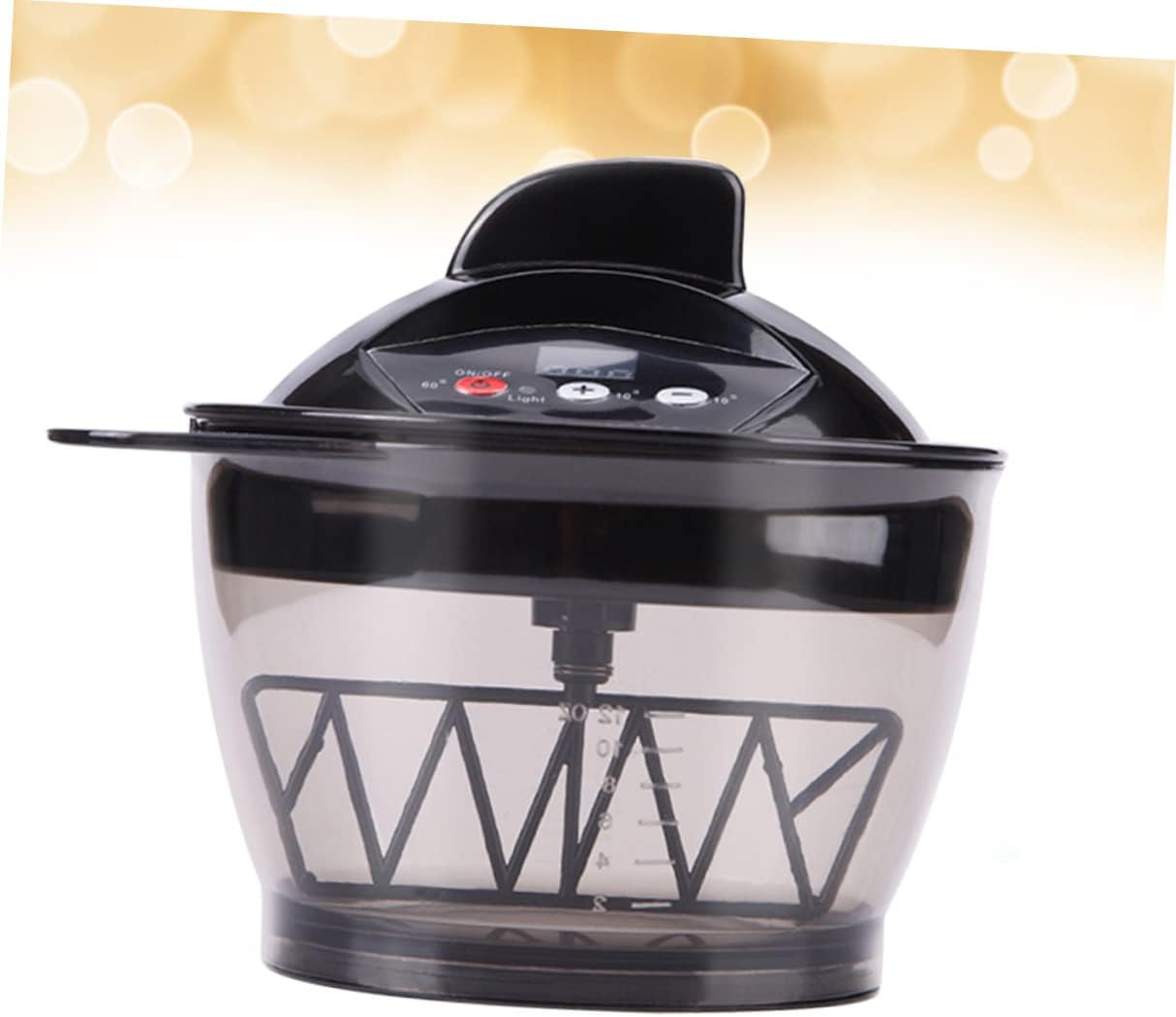 NOLITOY Hair Dye Stirrer Mixer Set with Automatic Mixing Bowl for Coloring Ergonomic Design Suitable for Home and Salon Use
