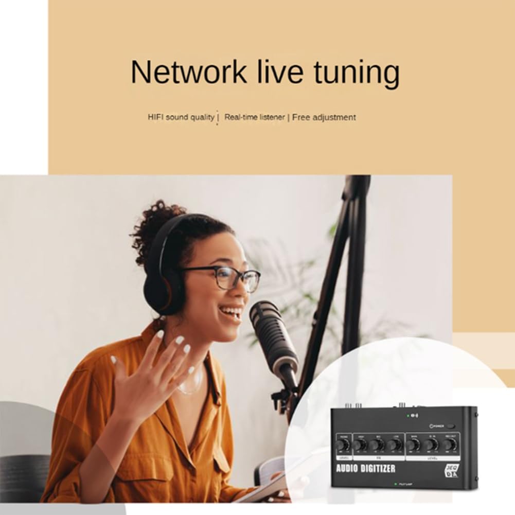 Convertisseur Audio NuméRique vers Analogique Type-C/Bluetooth/Fibre Optique/Connexion Coaxiale Amplificateur Audio Tuning en Direct Prise UE