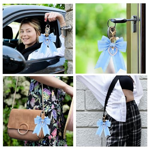 Image of Tote Bag Accessories for YETI Camino 20 /35 /50 Bogg Bags Pearl Bow Blue