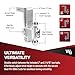 Weigh Safe Adjustable Trailer Hitch Ball Mount, 10