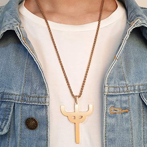 Cute Stainless Steel Necklace for Judas Priest: The Cross Pendant2