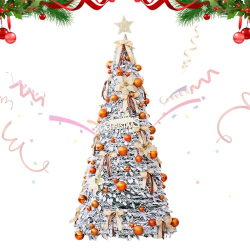 Árbol de Navidad artificial reutilizable para olvidarte de limpiar hojas secas 2