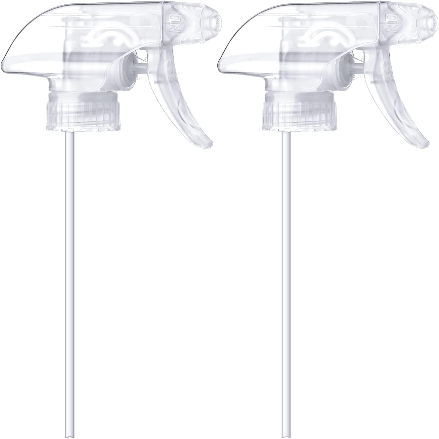 Foaming Spray Heads Spray Bottle Nozzles Foam Nozzles Plastic Heavy Duty Spray Nozzle Replacement Head Leak Proof Water Bottle Spray Nozzles Adjustable Head Sprayer 2 Pcs