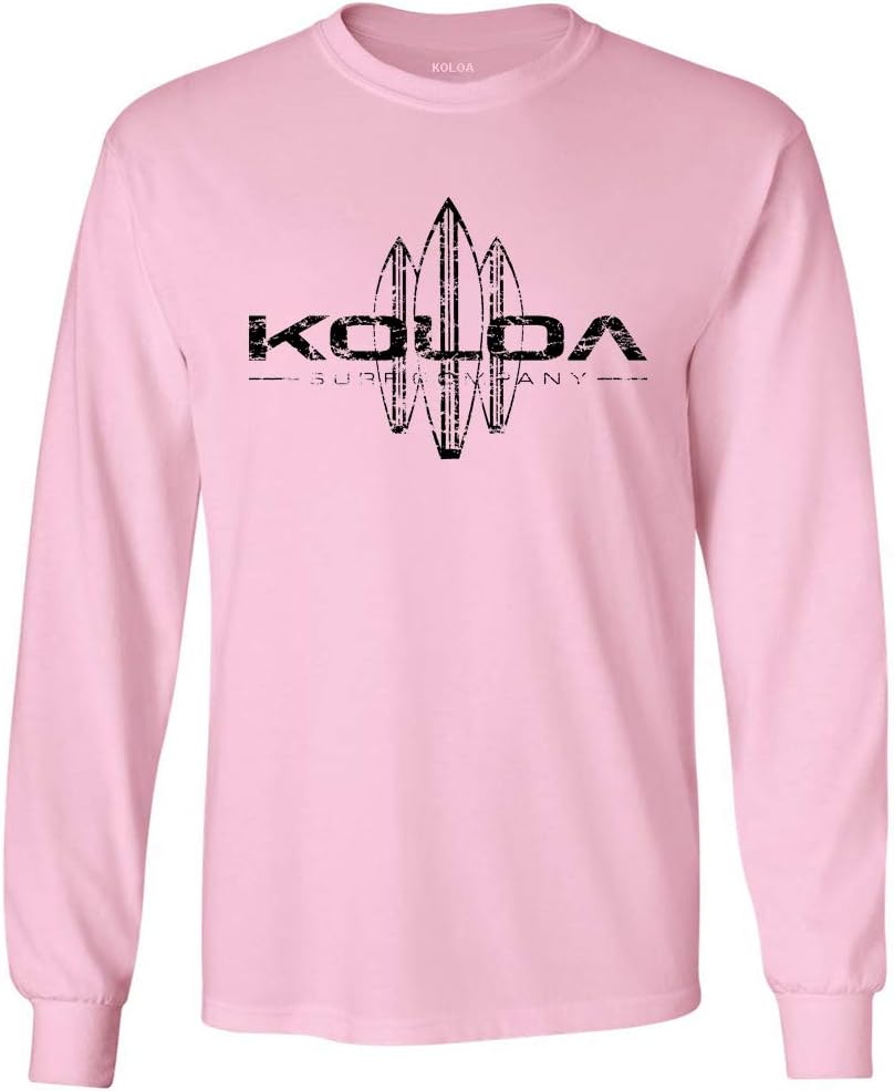 Koloa Surf Vintage Surfboard Long Sleeve T-Shirts in Regular, Big and Tall