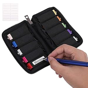 USB Flash Drive Case – Vellgo Soft Material Thumb Drive case Holder Organizer, Portable Electronic Accessories Bag for USB Memory Stick with 10 Slots
