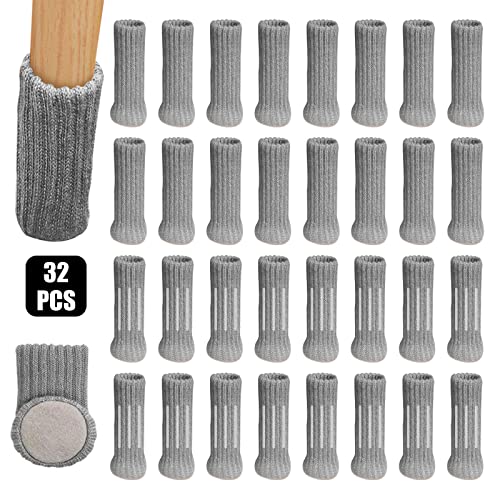 Pack of 32 chair leg socks, furniture leg socks, non-slip