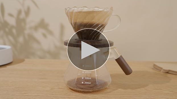 Amazon.com: Lalord Pour Over Coffee Dripper with 100 pcs of