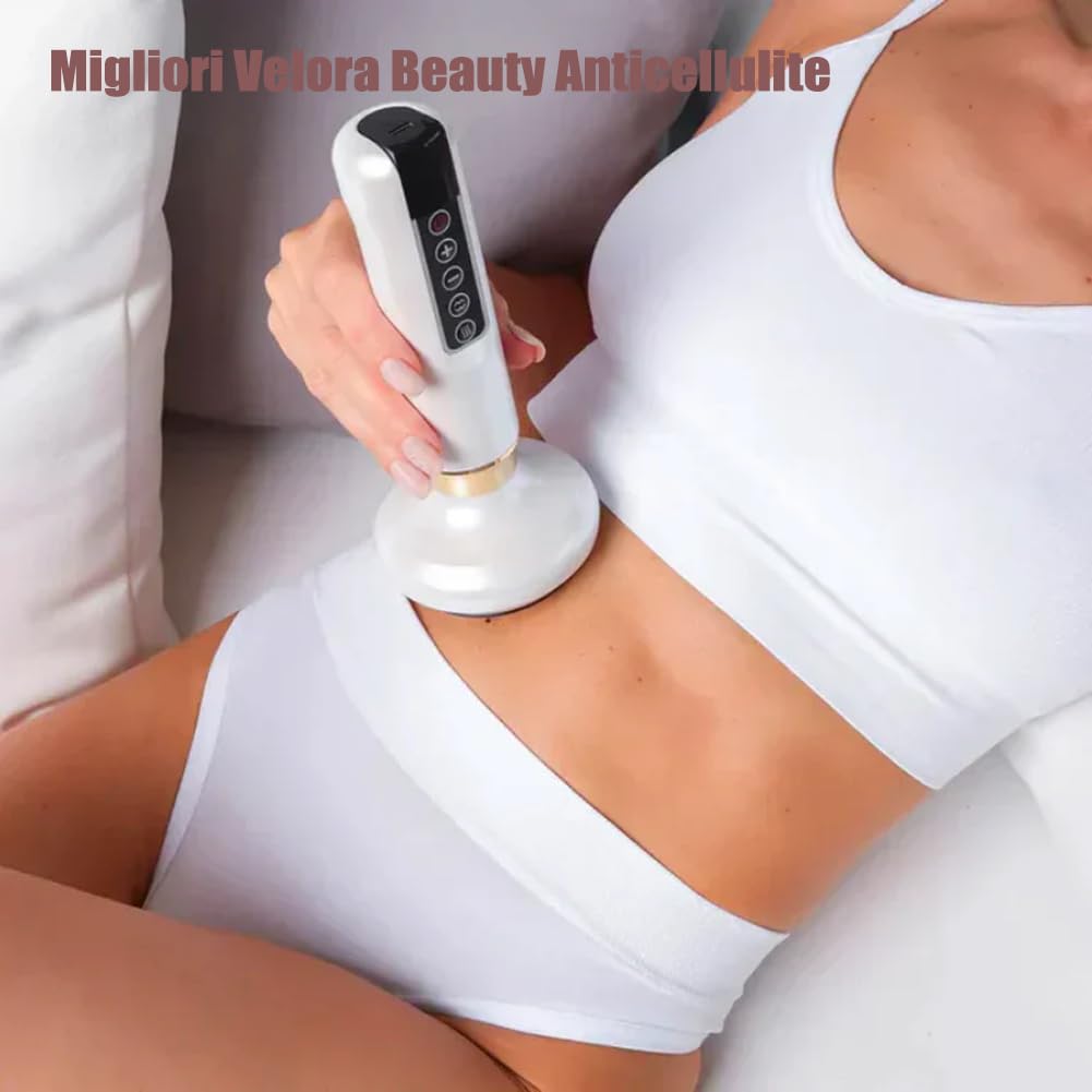 Massaggiatore Anti Cellulite, Beauty AntiCellulite Massaggiatore - Tonifica, Drena, Rassoda, Fai Pace Con La Tua Pelle, Una Volta per Tutte (Bianco)