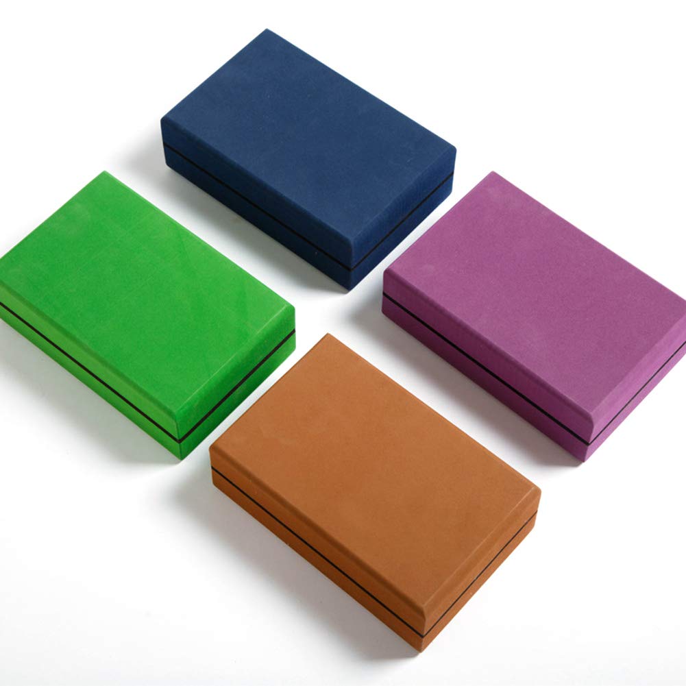 AIZYR Conjunto De Bloques De Yoga De 2, Bloques De Espuma De Yoga Kits De Yoga Ecológicos para Profundizar Tus Poses & Mejorar El Equilibrio Ideal para Yoga, Pilates Y Ejercicio,Verde