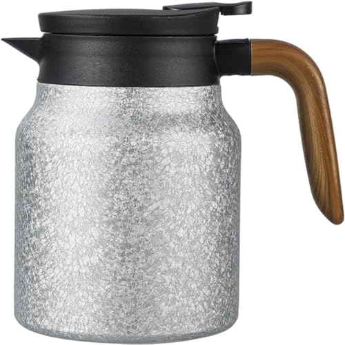 Lixgoma ���|�b�g �e�[�u���|�b�g 1.0L �X�e�����X�� �`�^���R�[�e�B���O �ۉ� �ۗ� �g�� ���� �R�[�q�[ �X�g���[�i�[�t�� �ƒ�p