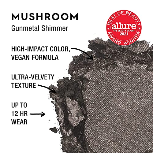 Urban Decay 24/7 Eyeshadow Compact - Award-Winning & Long-Lasting Eye Makeup - Up To 12 Hour Wear - Ultra-Blendable, Pigmented Color - Vegan Formula – Mushroom (Gunmetal Shimmer) #TOP1