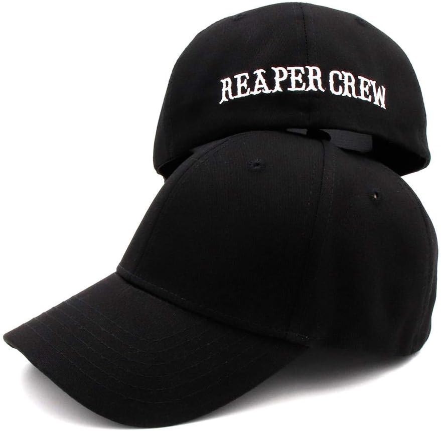 Baseball Cap SOA Black Hats Sons AnarchyFor Reaper Crew Fitted Baseball Cap Women Men Letters Embroidered Hat Hip Hop Hat For Men