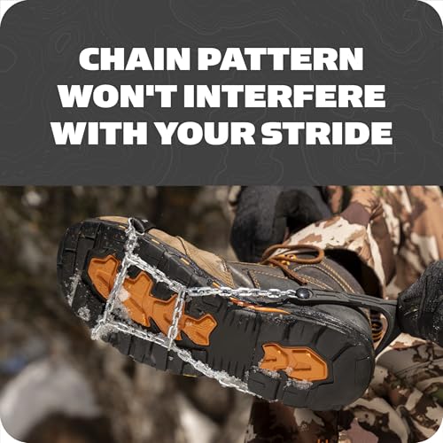 Crampons de traction Yaktrax Quick Chains en taille M pour neige et glace - 4