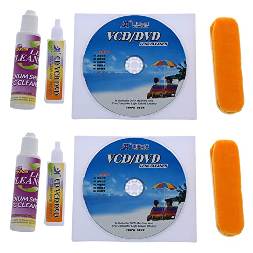 Fegtrtyoa 8X CD DVD Rom Player Maintenance Lens Cleaning Kit