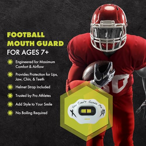 Damage Control LE Mouth Guard - Youth Mouth Guard That Protect Lips & Teeth - No Boiling Pacifier, Breathable Binky Mouthpiece - Football Mouthpiece - Works With Braces thumb #1