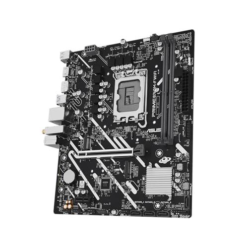 ASUS PRIME B760M F WIFI Carte mère micro ATX Socket LGA1700 B760 Chipset USB 3.2 Gen 1 Gigabit LAN Wi Fi 6 Bluetooth carte graphique embarquée unité centrale requise audio HD... - vue 5
