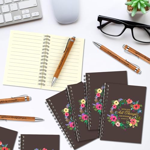 Carnet de notes chrétiens et stylo pour célébrations de Thanksgiving
