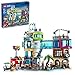 Produktbild LEGO City Downtown 60380 Bauspielzeug-Set, Multifunktions-Spielset mit Verbindungsraummodulen, enthält 14 inspirierende Minifigurenfiguren und eine Hundefigur, sensorisches Spielzeug für Kinder ab 8
