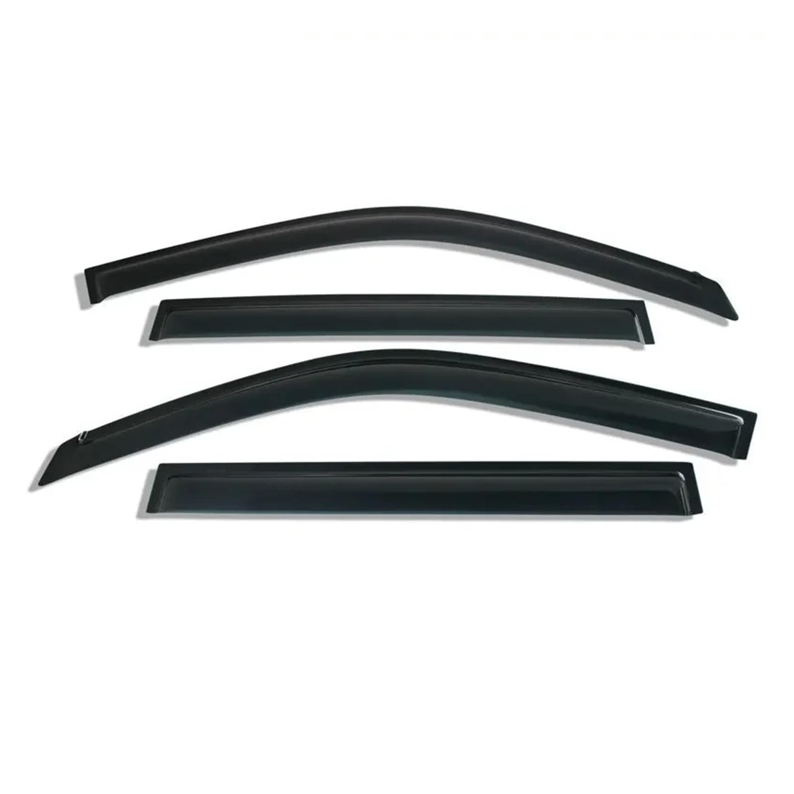 Uussup One Color Rubber Seal Weather Stripping Car Window Deflector For Nissan For Rogue For X-Trail T30 2001 2002 2003 2004 2005 2006 2007 Window Visor Weather Shield Cover
