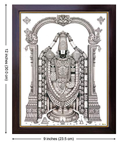 Handicraft Store Lord Venkateswara, Venkataramna Govinda, religijny plakat obraz do domu / biura na szczęście