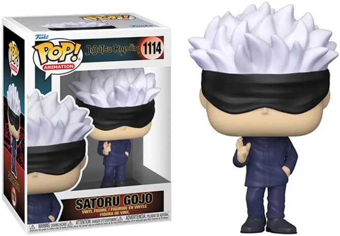POP Jujutsu Kaisen - Satoru Gojo Funko Vinyl Figure (Bundled with Compatible Box Protector Case), Multicolor, 3.75 inches - Image 2