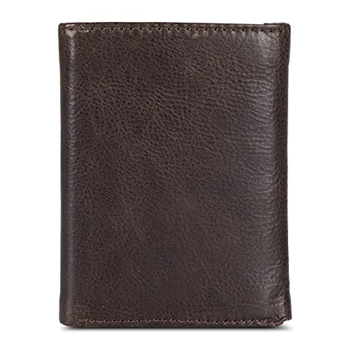 Eddie Bauer Men Signature Leather Trifold Wallet2