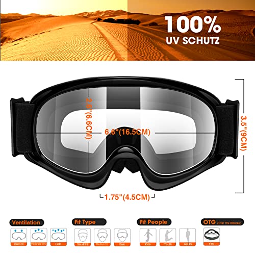 Mambaout Kids Dirt Bike Goggles, Motorcycle Goggles For Kids Children, Kids Atv Off-Road Racing Goggles, Motocross Cycling Goggles For Boys Girls #TOP3
