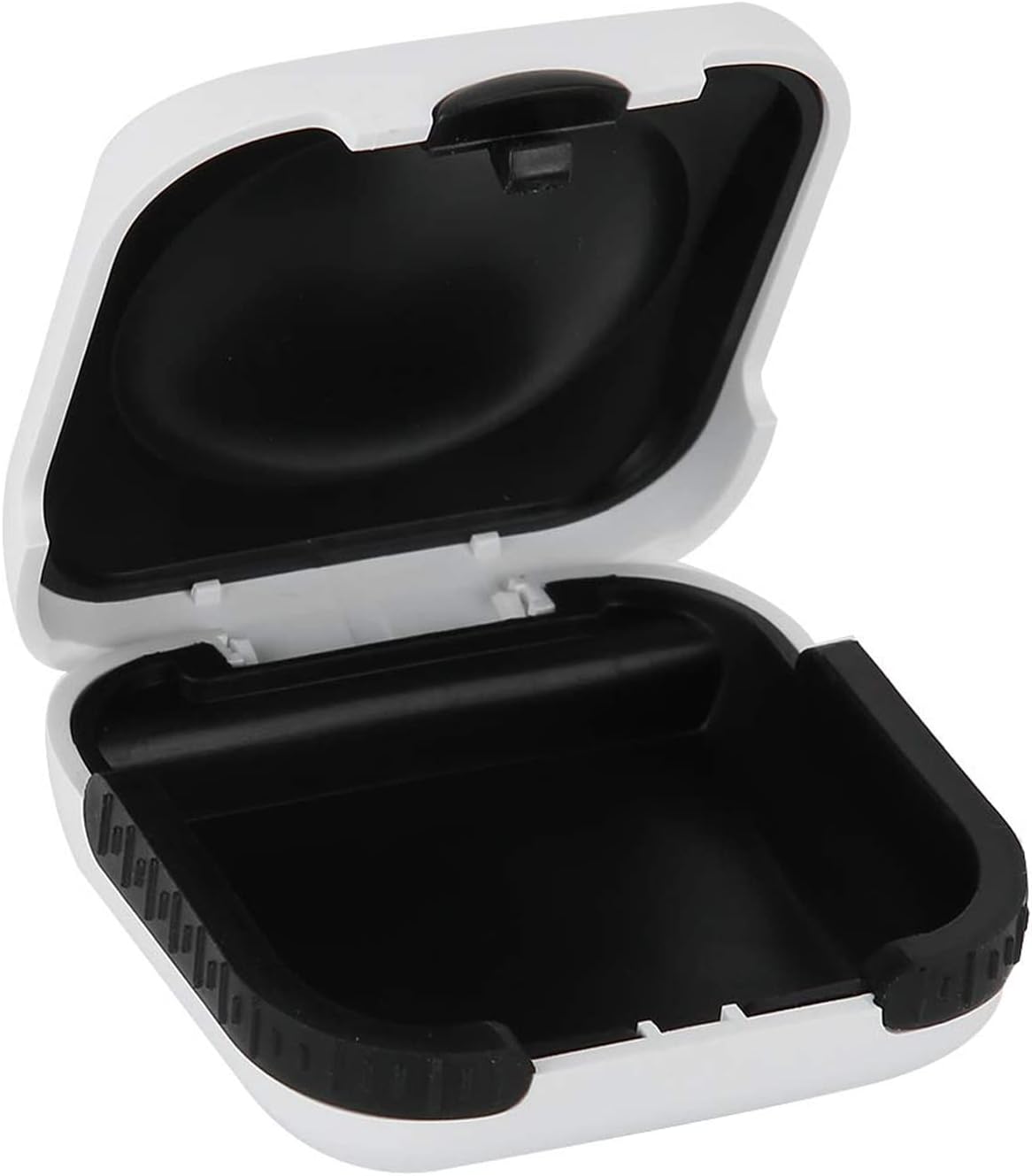 Hearing Aid Case Hard Small Splashproof 2.16"*2.04"*0.39" Cushioned Interior for 2 Hearing Aids, ITE, RIC, CIC