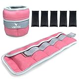 Virtee Adjustable Ankle Weights Set 4 6 8 10 LBS for Women and Men, Strength Training Wrist Arm Leg...