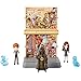 HARRY POTTER - PLAYSET 2 EN 1 LA SALLE SUR DEMANDE MAGICAL MINIS WIZARDING WORLD - Univers Magique 2 en 1 Avec 4 Figurines et Accessoires - Sortilège Patronus - 6063901 - Jouet Enfant 5 ans et +