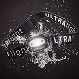 Ultralight NOVA Headlamp - Ultra Bright LED, Lightweight, Waterproof, Comfortable Headband, Running,...