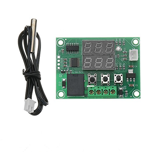 GENERIC -W1219 DC 12V Dual Display Digital Temperature Controller High Accuracy Temperature Control Switch Control Precision 0.1
