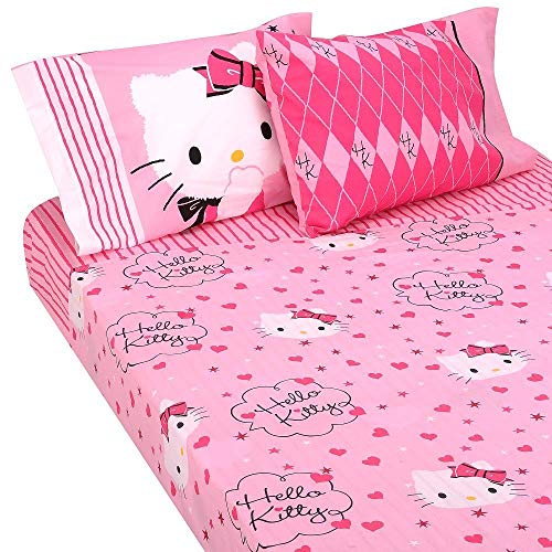 Franco Hello Kitty Sweet and Sassy Full Sheet Set