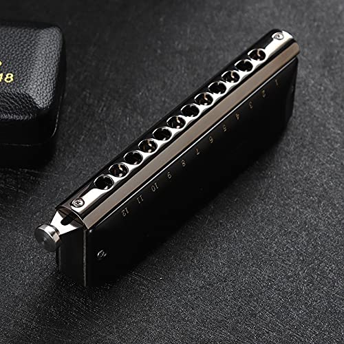 Harmonica Harmonica coloré 12 trous ABS peigne laiton couvercle Reed Board phosphore bronze Reed instrument… - Les Beatles, Paul McCartney, John Lennon, RIngo Starr, George Harrison Harmonica Harmonica coloré 12 trous ABS peigne laiton couvercle Reed Board phosphore bronze Reed instrument… – Image 6