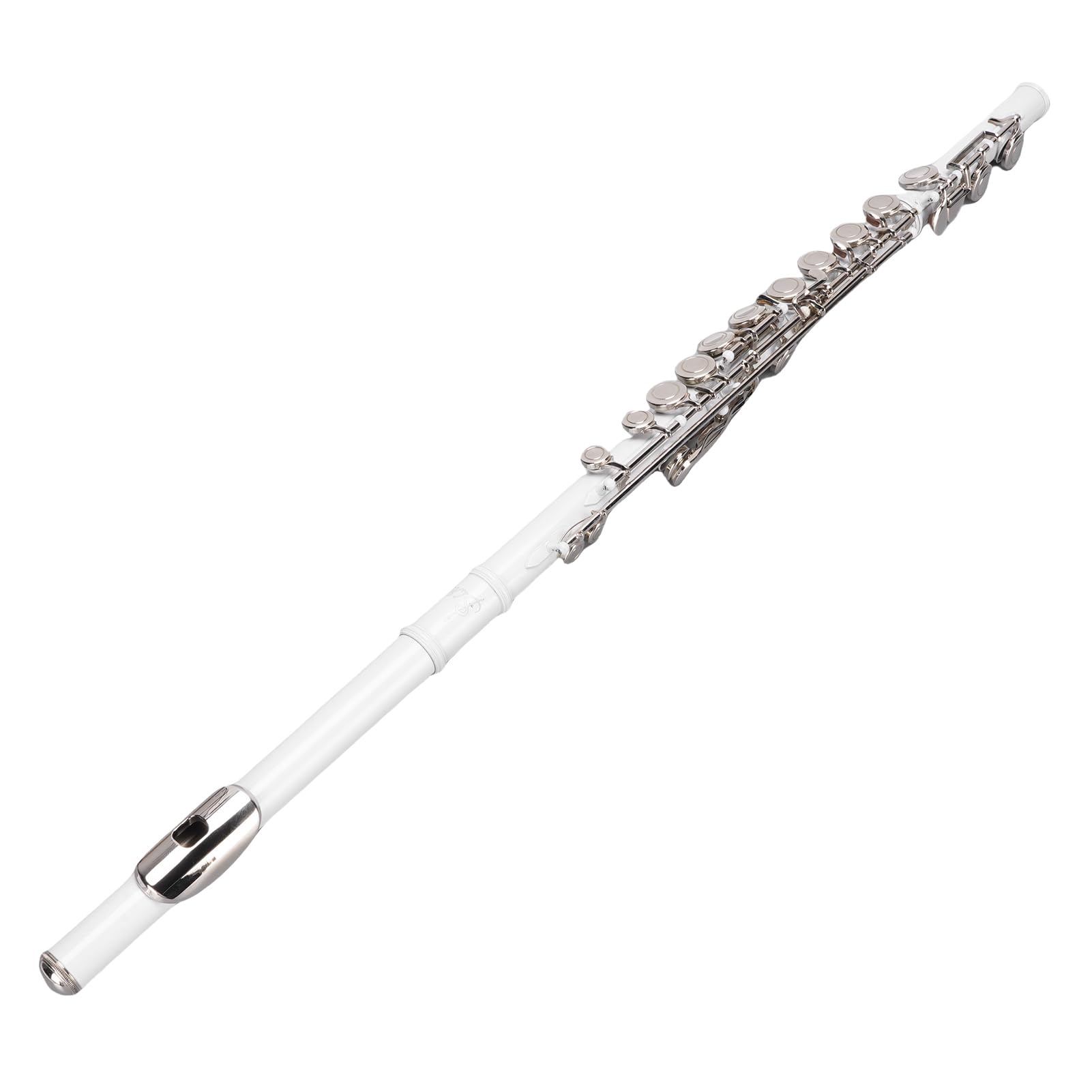 Flauta C de Agujero Abierto, 16 Teclas Instrumento de Flauta de Cobre con Estuche de Transporte para Estudiantes de la Banda de la Escuela Principiantes Player Avanzado Ergenomic G Key
