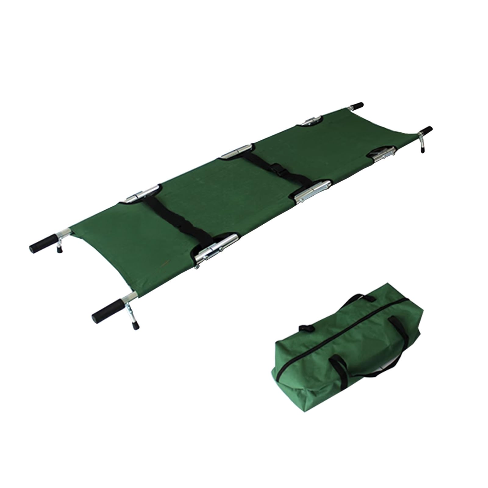 Barella Medica di Soccorso, Barella Pieghevole in Lega di Alluminio, Barella Portatile da Esterno, per Ambulatori, Centri di Emergenza e Sale Operatorie, Barella Multifunzione