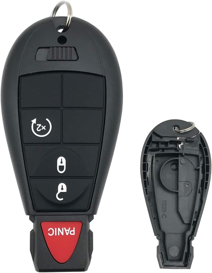 Replacement Key Fob Cover Case fit for 2013-2018 Dodge Ram 1500 2500 3500 Keyless Entry Remote Key Fob Shell GQ4-53T - Image 7