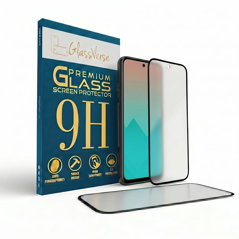 Image of GlassVerse D+ Matte Tempered Glass With 18H Hardness For Tecno Camon 30 Pro (Pack Of 2) with Free Installation Kit Full screen Coverage - 6.78 inch