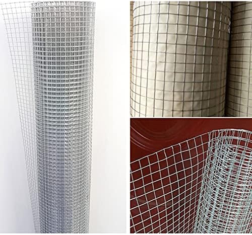 AOTNZ Garden Fence Animal Barrier- Reusable Netting Safety Fence Roll- Temporary Poultry Fence Garden Fencing, for Snow, Poultry, Chicken, Garden Netting (Color : Silver, Size : 1x10m)