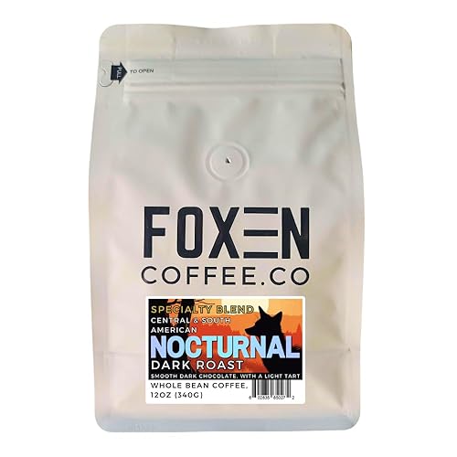 Miniatura 6 de Foxen Coffee Mexico Chiapas grano entero tostado oscuro 12 onzas