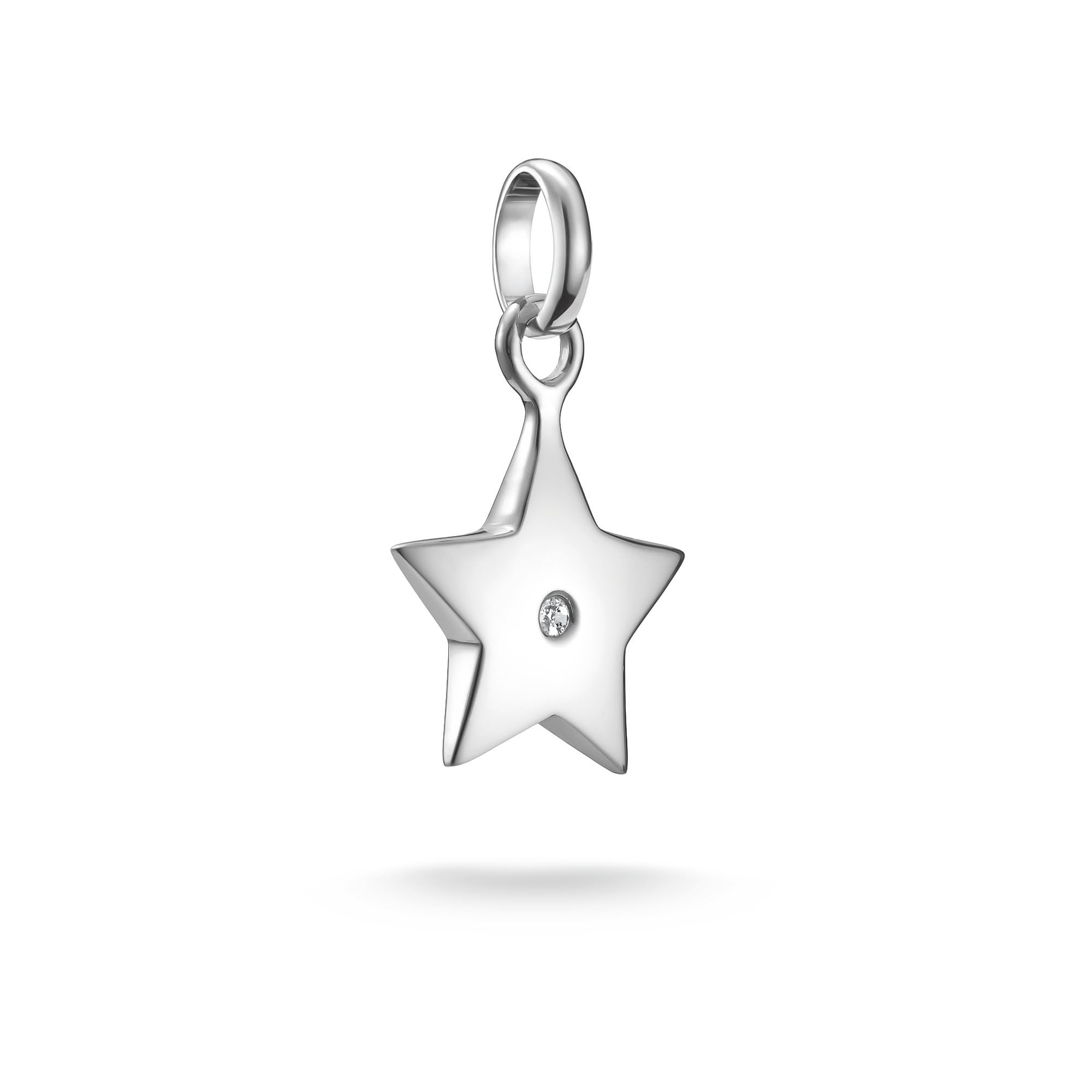 Thomas Sabo Charm Club Charming Connect Women's White/Silver Sterling Star - Sterling / Zirconia