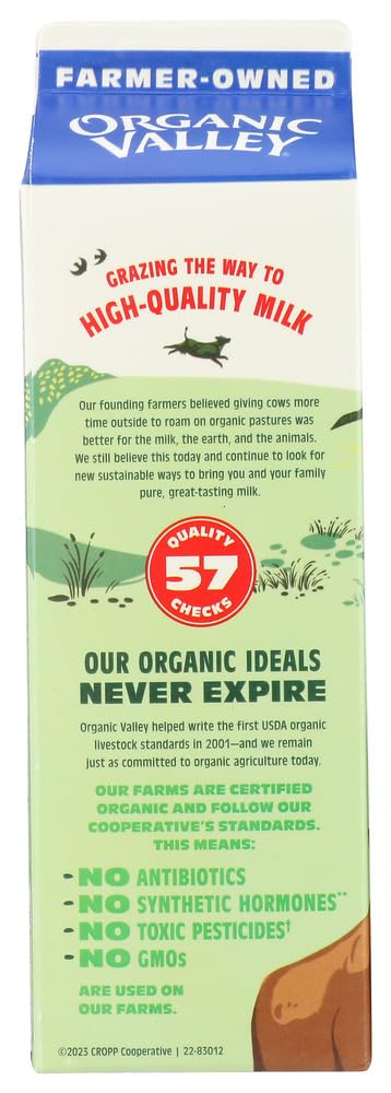 Organic Valley 2% Reduced Fat Milk 32 fl. oz. Carton