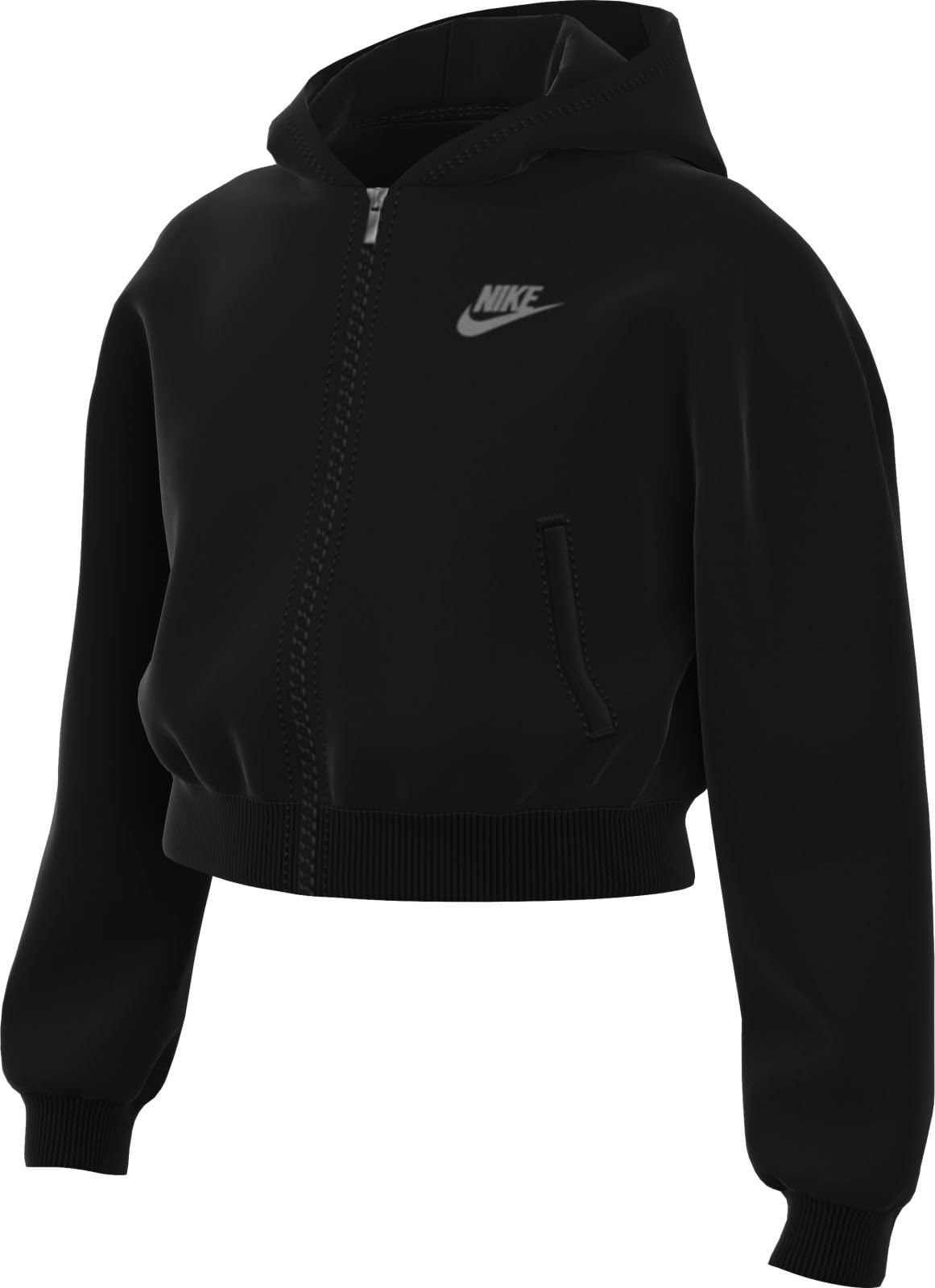 Nike Felpa con Cappuccio E Zip A Tutta Lunghezza Nike Sportswear - Ragazza Sweatshirt Bambine e Ragazze