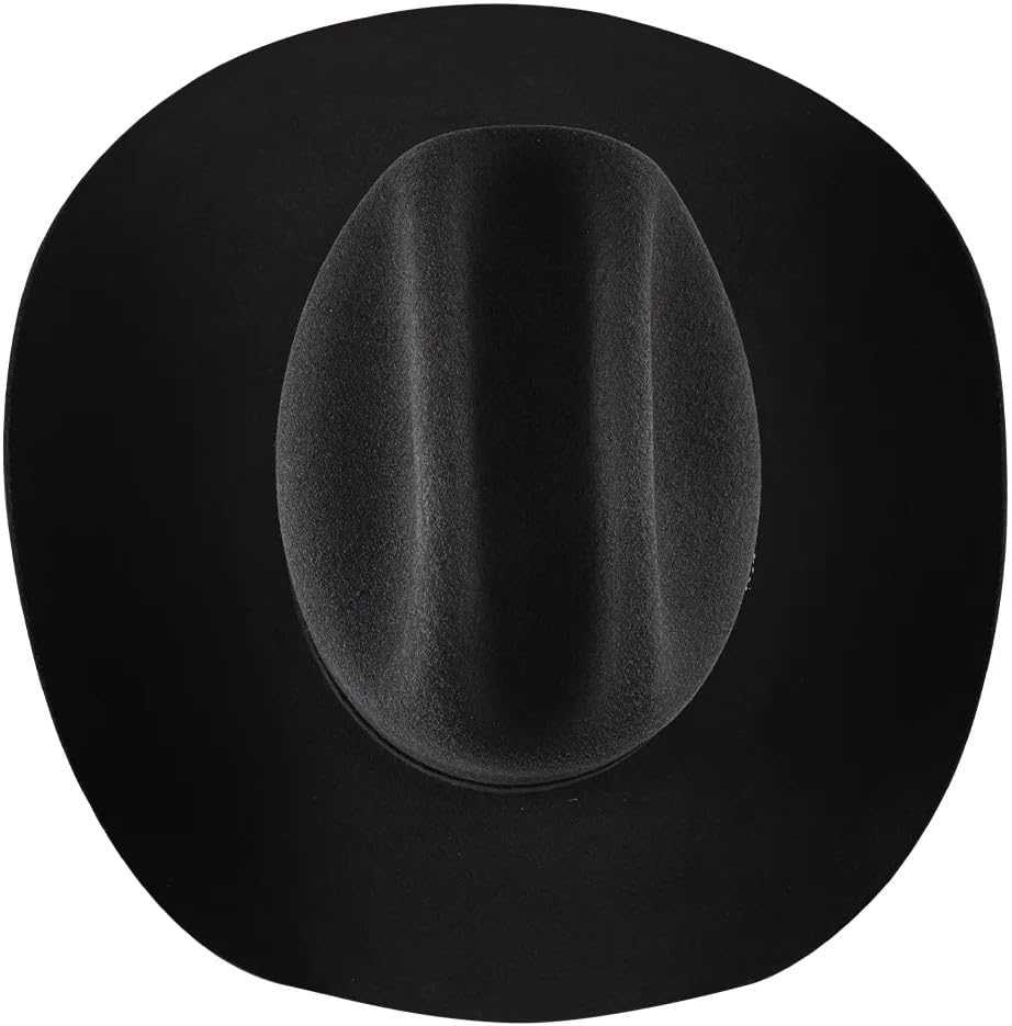 Original Tombstone 20X Western Cowboy Felt Hat for Men and Women - Cattleman Style - Granite Grey - Image 5