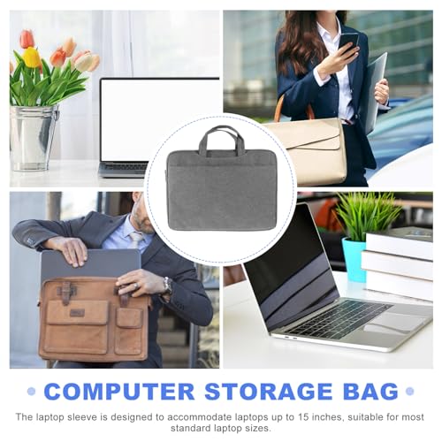 Funda con asa portátil de 15 pulgadas maletín acolchado 2