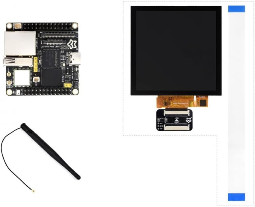 Luckfox Pico Ultra RV1106 Linux Development Board with ARM Cortex-A7 NPU ISP for IoT AI Camera DIY Electronics Projects SKU-27867