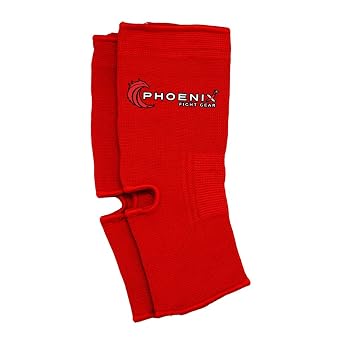 Sustain Ankle Supports, Open Heel, Red, L