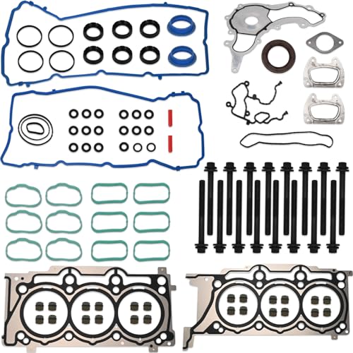 Image of 3.6 Head Gasket Set w /Bolts 2011-2016 for Jeep Grand Cherokee Wrangler, 2011-2020 for Dodge Avenger Challenger Charger Journey for Chrysler 200 300 Ram 1500 2500 3.6L Pentastar V6 HS26541PT ES72467