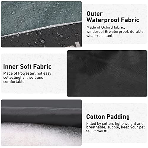 Dog Jacket With Harness & Furry Collar - Winter Coat For Dogs Extra Warm Waterproof Windproof Pet Jacket For Hiking Camping With Reflective Cold Weather Dog Coats For Large Dogs To Medium Dogs #TOP3